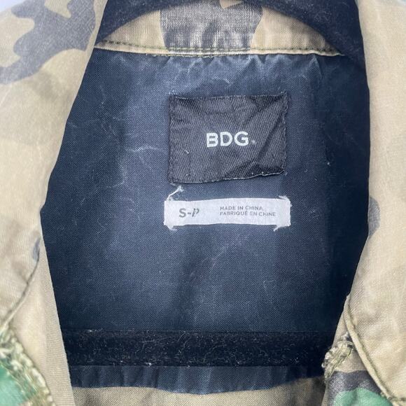 BDG Urban Outfitters Camo Utility Jacket – 100% Cotton Military Style Coat Small - Picture 3 of 10